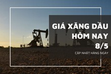 Giá xăng dầu hôm nay 8/5: Giảm trên 6%, nối dài đà giảm trừ cuối tuần trước