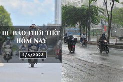 Dự báo thời tiết hôm nay 2/6/2023: Hà Nội, Đà Nẵng tiếp diễn nắng nóng đến gay gắt, TP HCM có mưa rải rác