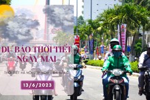 Dự báo thời tiết ngày mai 13/6/2023: Hà Nội giảm nhiệt, Đà Nẵng nắng nóng, TP HCM ngày nắng, đêm không mưa
