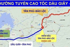 Cao tốc Dầu Giây - Tân Phú gặp nhiều vướng mắc trong thực hiện báo cáo tiền khả thi