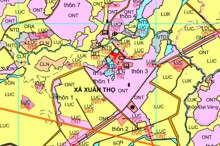 Bản đồ quy hoạch giao thông xã Xuân Thọ, huyện Triệu Sơn, tỉnh Thanh Hóa đến năm 2030