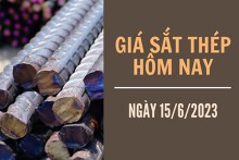 Giá sắt thép xây dựng hôm nay 15/6: Phiên tăng thứ ba trên Sàn SHFE