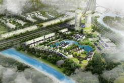 Một 'đại gia ngành thép' sắp làm khu đô thị hơn 6.000 tỷ trên tuyến đường trục đô thị Mê Linh