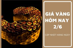 Giá vàng hôm nay 2/6: Vàng SJC ghi nhận tăng 50.000 đồng/lượng