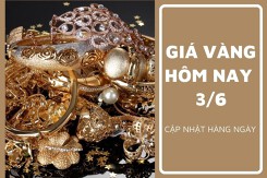 Giá vàng hôm nay 3/6: Điều chỉnh giảm từ 50.000 đồng/lượng đến 150.000 đồng/lượng cuối tuần