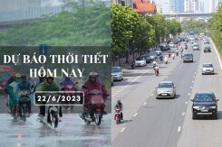 Dự báo thời tiết hôm nay 22/6/2023: Hà Nội, Đà Nẵng ngày nắng nóng, chiều và tối có mưa, TP HCM không mưa