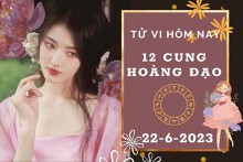 Tử vi hôm nay của 12 cung hoàng đạo ngày 22/6/2023: Bạch Dương tình cảm vượng sắc, Bọ Cạp tình cảm chững lại