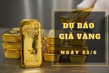 Dự báo giá vàng 23/6: Có thể tiếp tục giảm nhẹ?