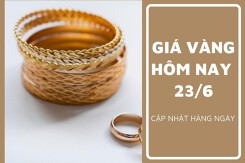 Giá vàng hôm nay 23/6: Ghi nhận mức giảm 50.000 đồng/lượng