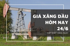 Giá xăng dầu hôm nay 24/6: Lao dốc trước lo ngại lãi suất tăng