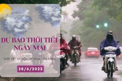 Dự báo thời tiết ngày mai 28/6/2023: Hà Nội trưa chiều hửng nắng, Đà Nẵng nắng nóng trở lại, TP HCM chiều tối có mưa vài nơi