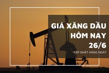 Giá xăng dầu hôm nay 26/6: Sàn Tokyo đi ngang vào sáng đầu tuần