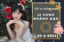 Tử vi hôm nay của 12 cung hoàng đạo ngày 28/6/2023: Bạch Dương tài lộc ổn định, Bọ Cạp tình cảm vượng sắc