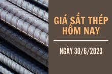 Giá sắt thép xây dựng hôm nay 30/6: Mở rộng đà tăng thêm 51 nhân dân tệ/tấn