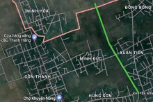 Đường sẽ mở ở xã Khuyến Nông, huyện Triệu Sơn, tỉnh Thanh Hóa