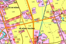 Bản đồ quy hoạch sử dụng đất xã Nông Trường, huyện Triệu Sơn, tỉnh Thanh Hóa đến năm 2030