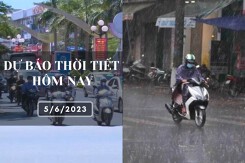 Dự báo thời tiết hôm nay 5/6/2023: Hà Nội, Đà Nẵng và TP HCM đều có mưa, cục bộ mưa to