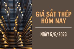 Giá sắt thép xây dựng hôm nay 6/6: Tăng lên mức 3.658 nhân dân tệ/tấn