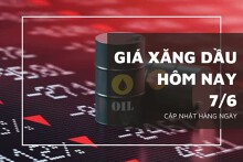 Giá xăng dầu hôm nay 7/6: Tăng nhẹ bất chấp lo ngại kinh tế chậm chạp