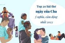Top 20 bài thơ ngày của Cha ý nghĩa, cảm động nhất 2023