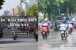 Dự báo thời tiết hôm nay 8/6/2023: Hà Nội, Đà Nẵng và TP HCM ngày nắng, chiều tối có mưa