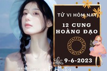 Tử vi hôm nay của 12 cung hoàng đạo ngày 9/6/2023: Song Tử tình cảm lặng sóng, Ma Kết tài lộc chững lại