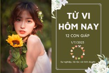 Tử vi hàng ngày hôm nay của 12 con giáp 1/7/2023: Dần công việc suôn sẻ, Tỵ tài lộc hao hụt mạnh