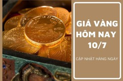 Giá vàng hôm nay 10/7: Vàng SJC ghi nhận giảm không quá 100.000 đồng/lượng đầu tuần