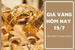 Giá vàng hôm nay 15/7: Điều chỉnh giảm, giao dịch dưới ngưỡng 67,4 triệu đồng/lượng cuối tuần