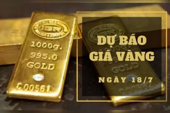 Dự báo giá vàng 18/7: Có thể biến động nhẹ vào đầu phiên?