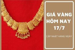 Giá vàng hôm nay 17/7: Tăng giảm trái chiều từ 100.000 đồng/lượng đến 250.000 đồng/lượng