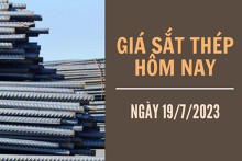 Giá sắt thép xây dựng hôm nay 19/7: Tăng trở lại lên mức 3.734 nhân dân tệ/tấn