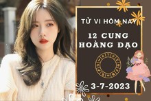 Tử vi hôm nay của 12 cung hoàng đạo ngày 3/7/2023: Xử Nữ công việc trục trặc, Thiên Bình tài lộc bền vững