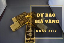 Dự báo giá vàng 21/7: Có thể duy trì xu hướng tăng vừa phục hồi?