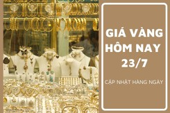 Giá vàng hôm nay 23/7: Vàng SJC giao dịch quanh ngưỡng 67,2 triệu đồng/lượng