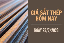 Giá sắt thép xây dựng hôm nay 25/7: Phiên tăng thứ 5 trên Sàn SHFE