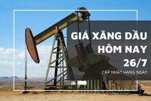Giá xăng dầu hôm nay 26/7: Tiếp đà tăng nhẹ do nguồn cung thắt chặt