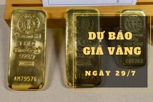 Dự báo giá vàng 29/7: Có thể tăng nhẹ vào đầu phiên?