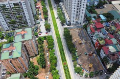 Tiến độ dự án 25 tầng trên đường Lê Văn Lương của liên danh Handico - Handiresco