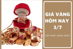 Giá vàng hôm nay 3/7: Điều chỉnh trái chiều 50.000 đồng/lượng sáng đầu tuần