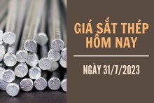 Giá sắt thép xây dựng hôm nay 31/7: Tăng trở lại trên Sàn SHFE
