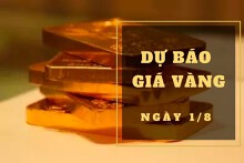 Dự báo giá vàng 1/8: Có thể giảm nhẹ theo thị trường thế giới?