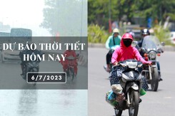 Dự báo thời tiết hôm nay 6/7/2023: Hà Nội nắng nóng gay gắt, Đà Nẵng nắng nóng 35 độ, TP HCM cục bộ có mưa to