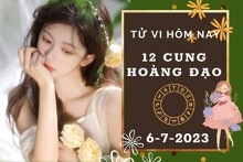 Tử vi hôm nay của 12 cung hoàng đạo ngày 6/7/2023: Song Tử tài lộc rủng rỉnh, Ma Kết tình cảm hài hòa