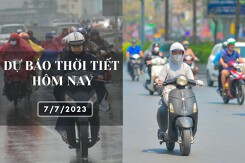 Dự báo thời tiết hôm nay 7/7/2023: Hà Nội nắng nóng đặc biệt gay gắt, Đà Nẵng có nơi nắng nóng, TP HCM vẫn có mưa