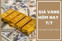 Giá vàng hôm nay 7/7: Ghi nhận giảm 50.000 đồng/lượng