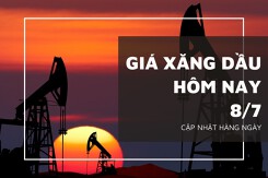 Giá xăng dầu hôm nay 8/7: Tăng vọt do lo ngại nguồn cung thiếu hụt