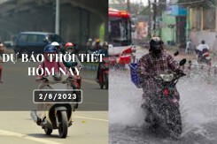 Dự báo thời tiết hôm nay 2/8/2023: Hà Nội có mưa to, Đà Nẵng và TP HCM ngày nắng, đêm mưa