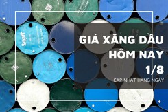 Giá xăng dầu hôm nay 1/8: Tăng vọt do nguồn cung thắt chặt
