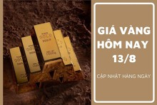 Giá vàng hôm nay 13/8: Vàng SJC chạm ngưỡng 67,5 triệu đồng/lượng trong tuần qua